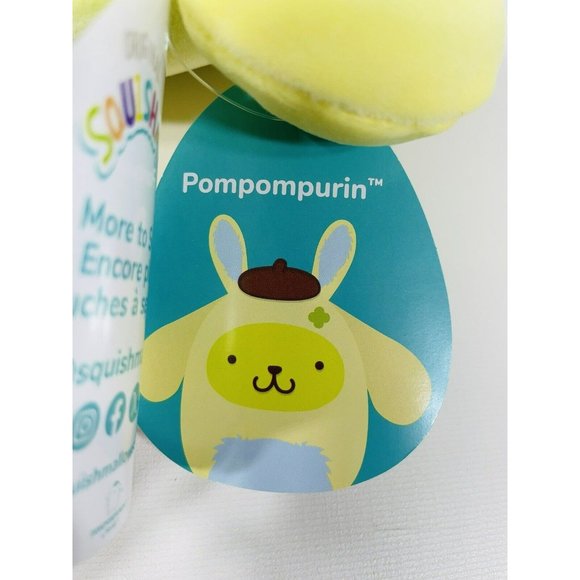 Squishmallows Hello Kitty 8" Pompompurin Bunny Costume Plush Toy - Picture 8 of 9